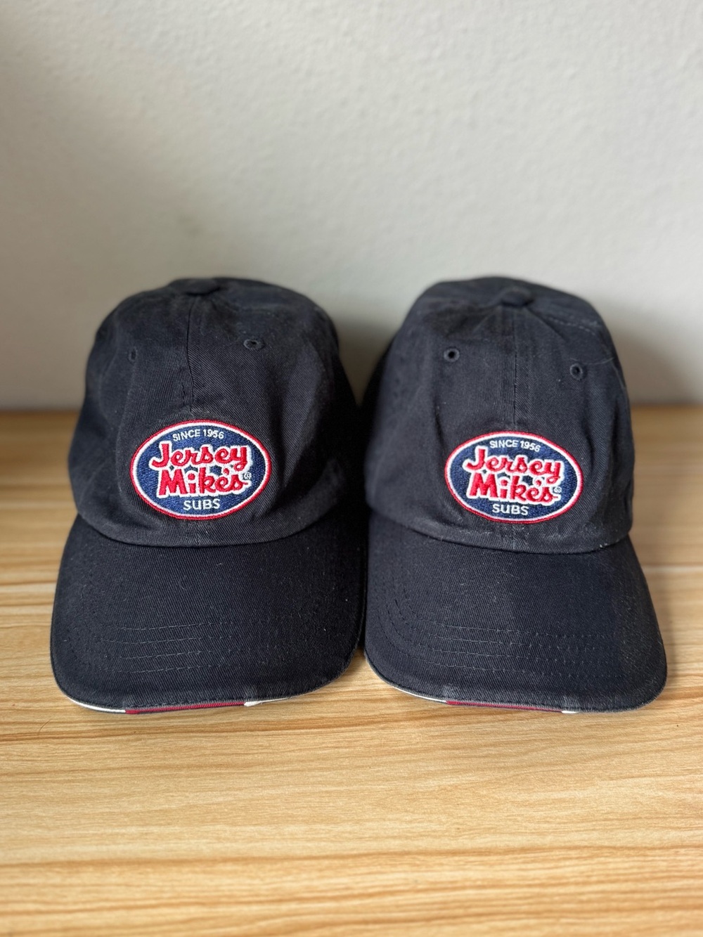 Jersey Mike's Subs Uniserv Uniforms Employee Hat Cap Strapback Adjustable Blue